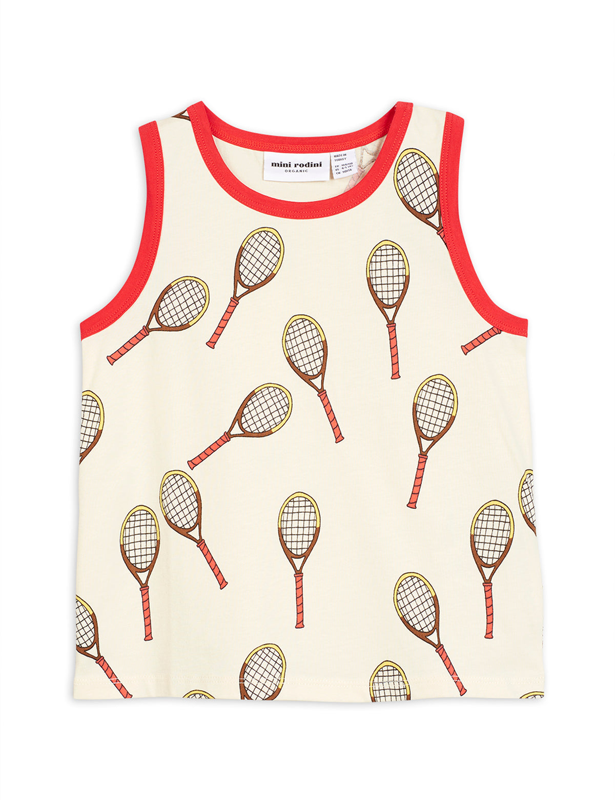 Tennis aop Tank Top offwhite