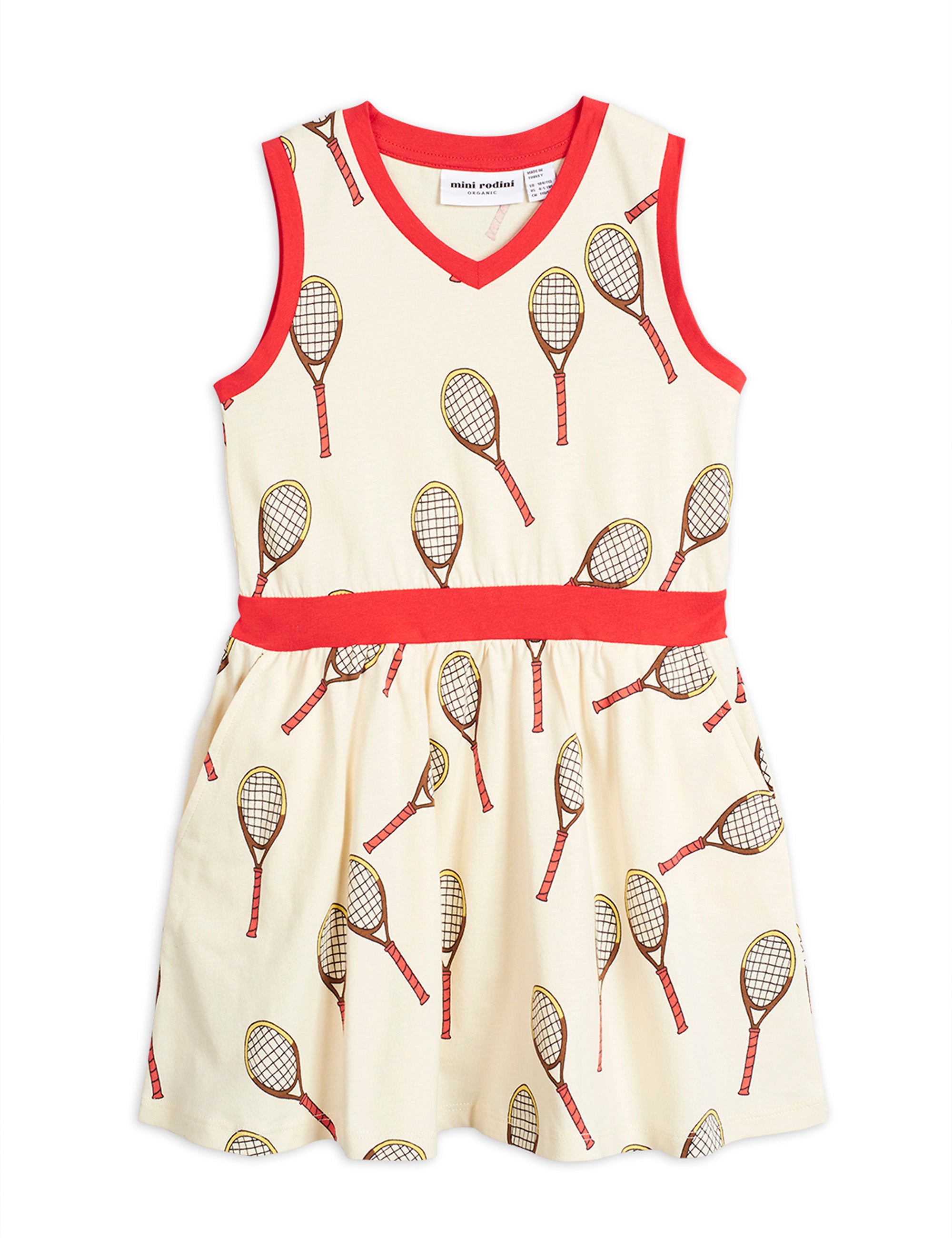 mini rodini tennis dress Buy Mini Rodini Offwhite Tennis Aop Woven Dress