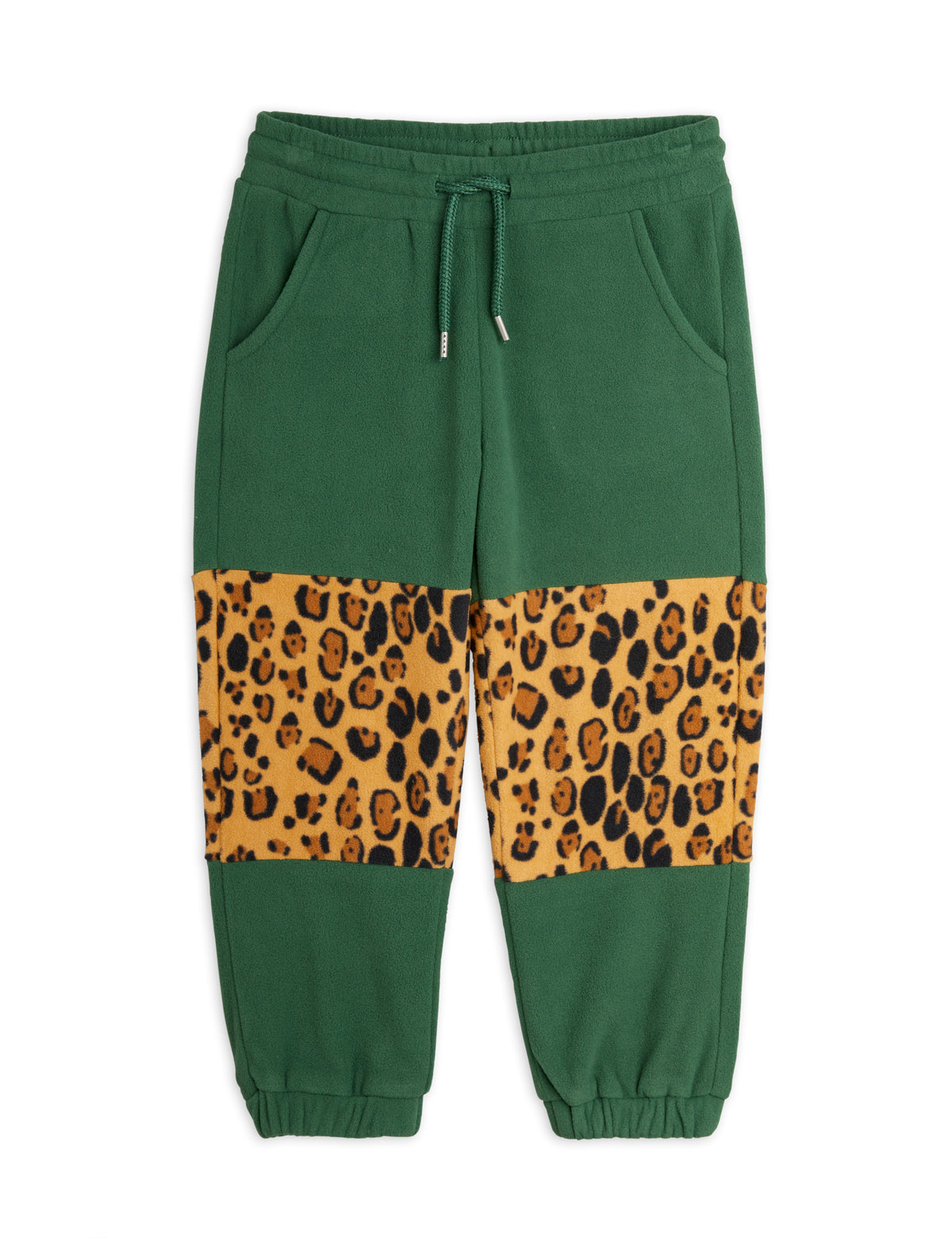 Fleece Panel Trousers green