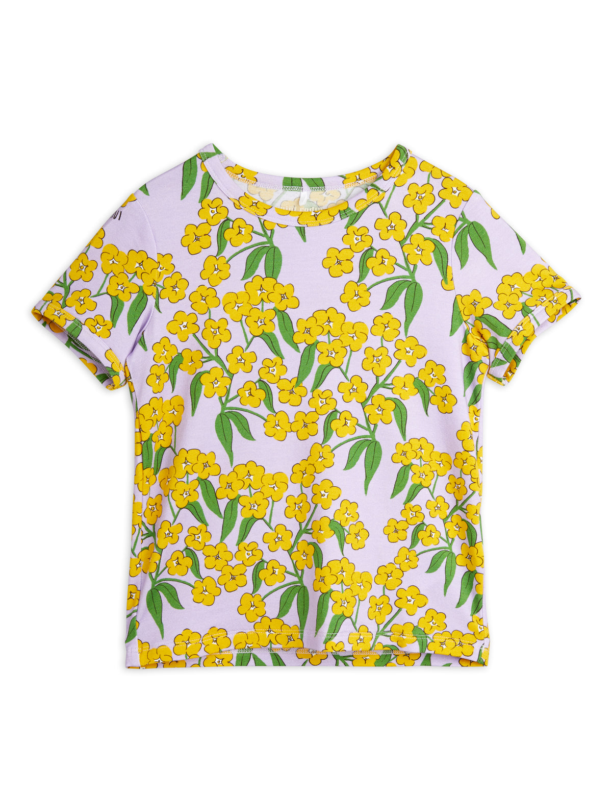 Alpine Flowers AOP SS Tee - purple