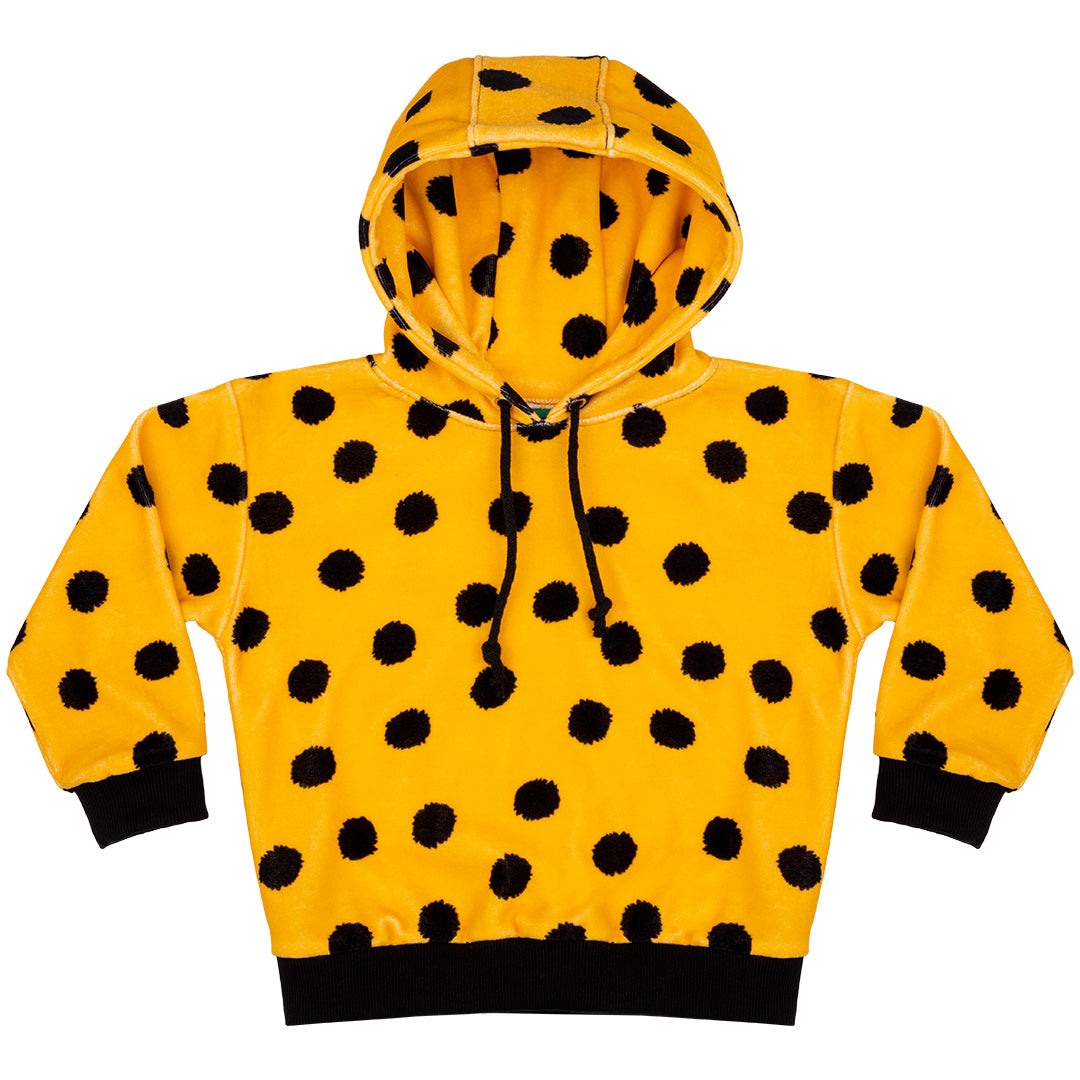 Animal Spotting Velour Hoodie