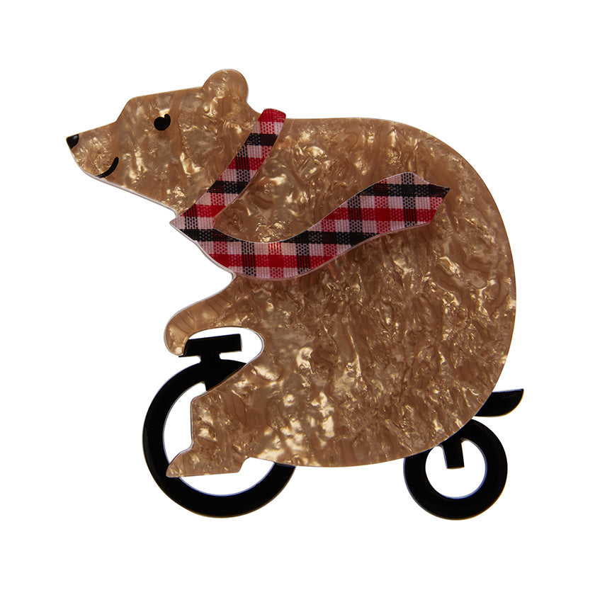 Grouchy Bear Brooch