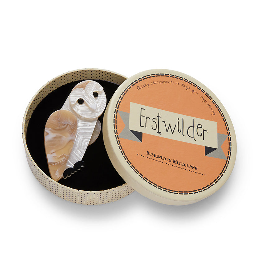 Miah The Masked Owl Brooch