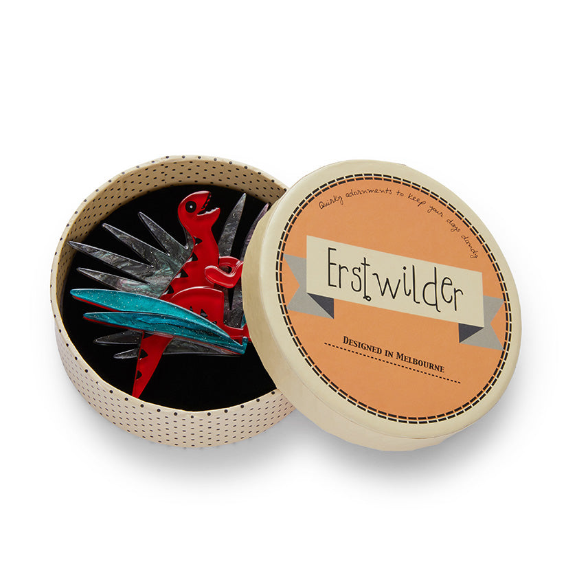 The Lone Raptor Brooch