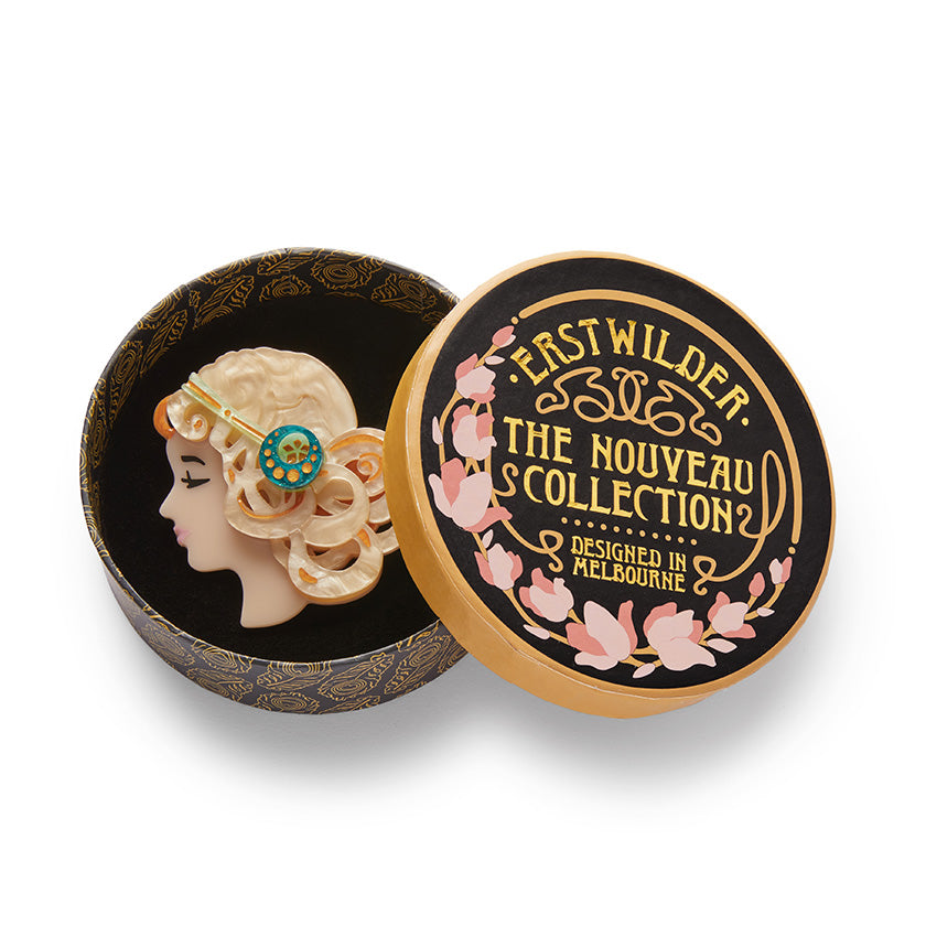 Art Nouveau 2 Mademoiselle Bernhardt Brooch