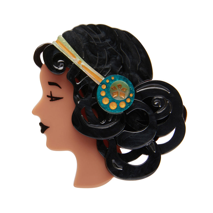 Art Nouveau 2 Mademoiselle Bernhardt Brooch