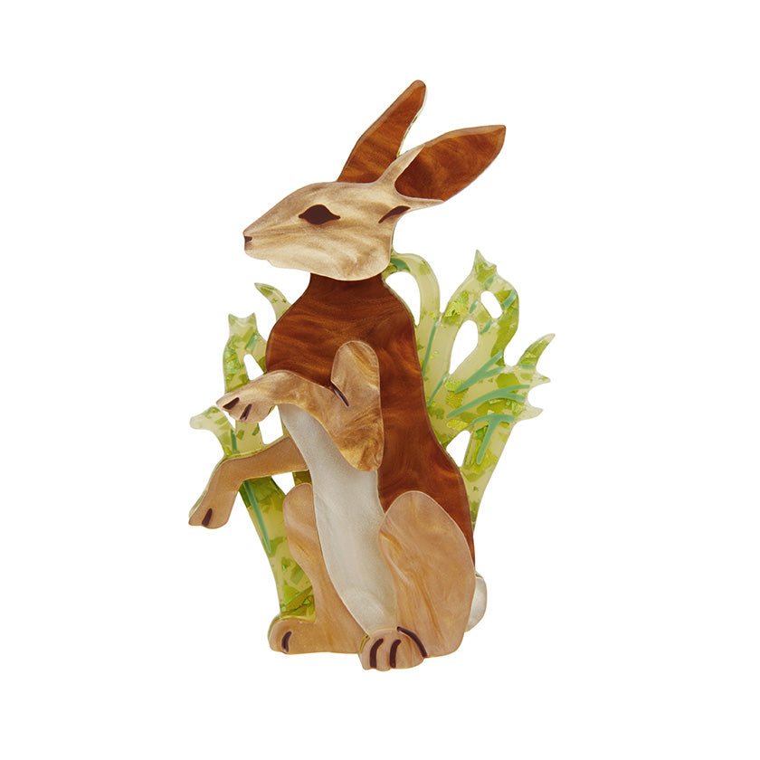Habitual Hare Brooch