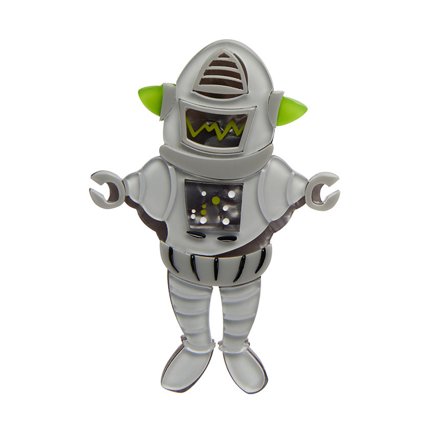 Robert The Rational Robot Brooch