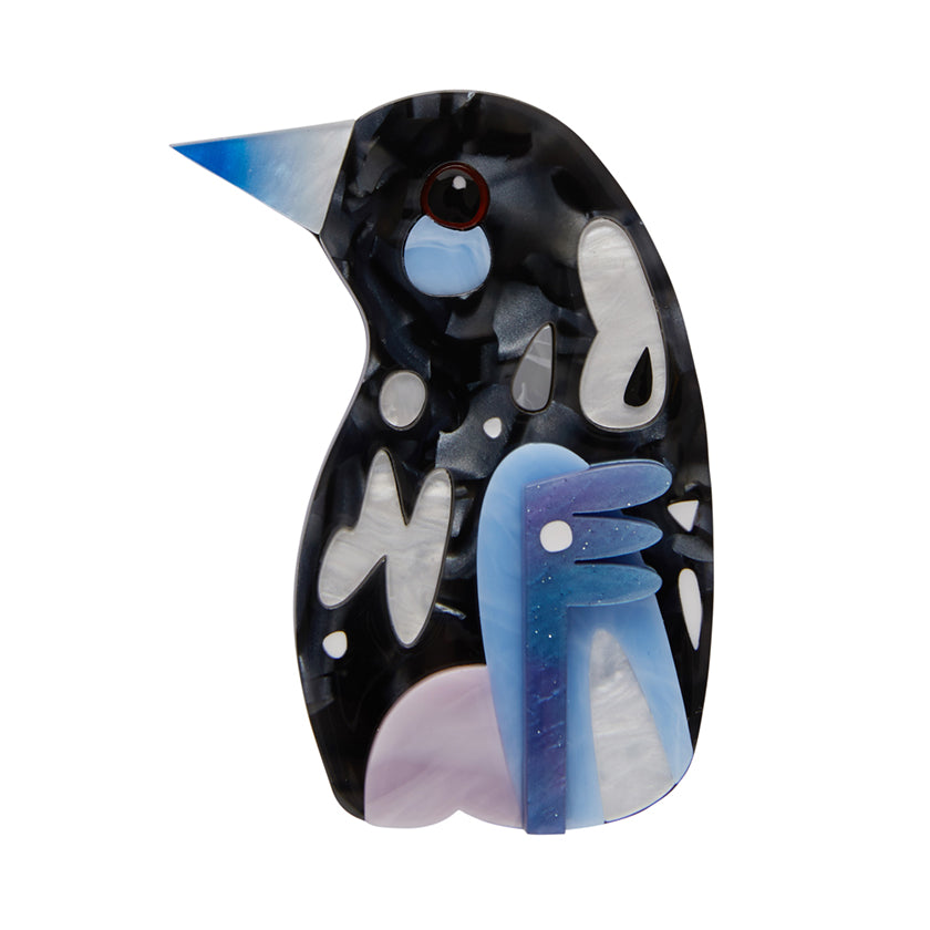 The Magnanimous Magpie Brooch