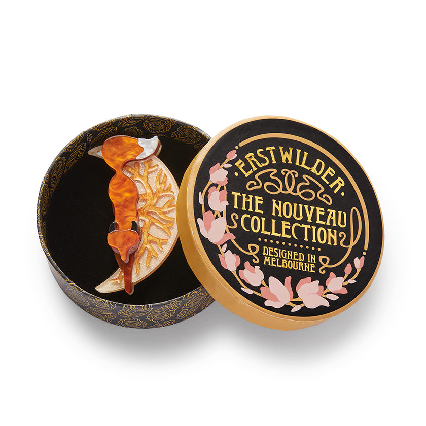 The Prowling Fox Brooch