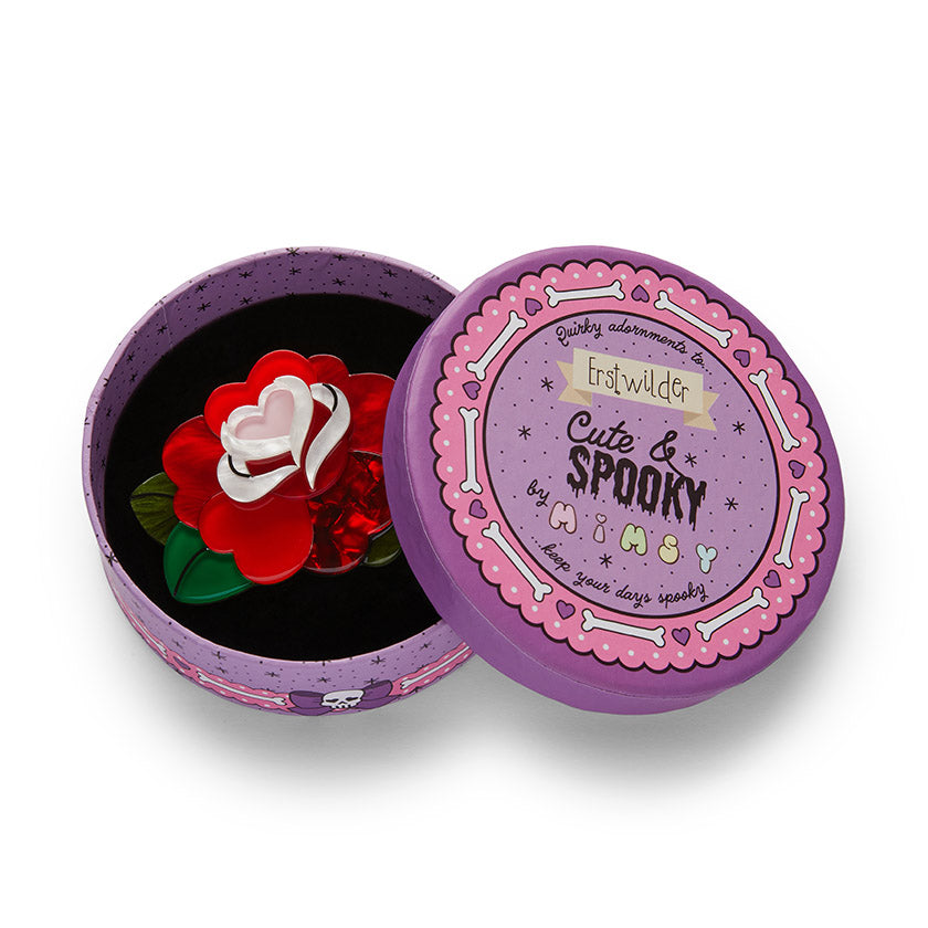 Roses are Red Brooch