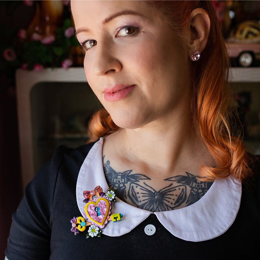 Key to Your Heart Brooch