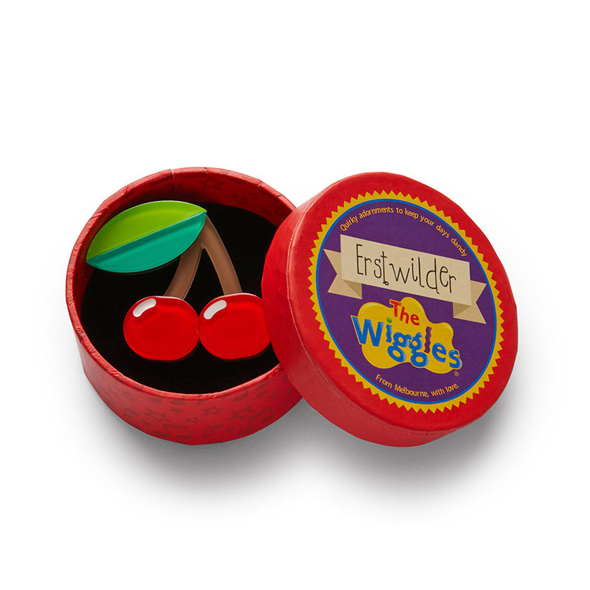 Fruit Salad Cherries Brooch