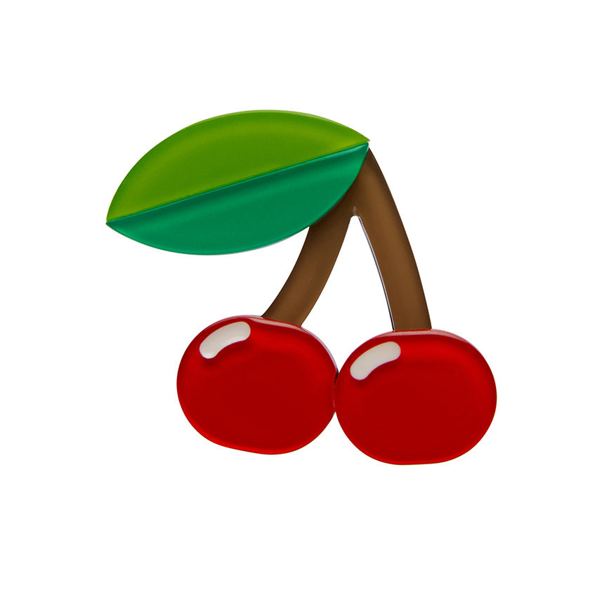 Fruit Salad Cherries Brooch
