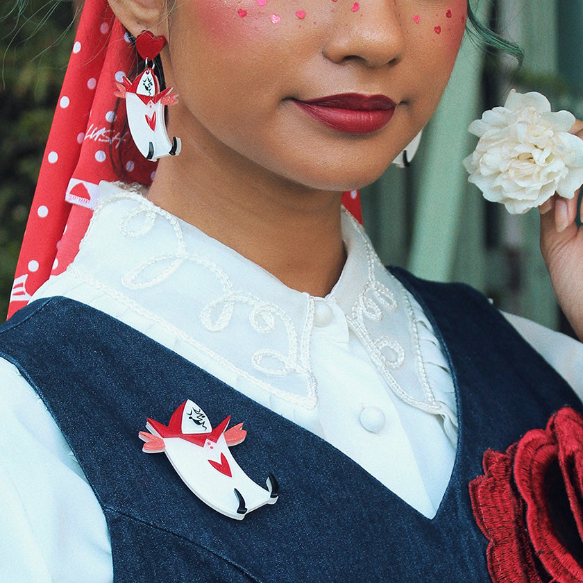Knave of Hearts Brooch