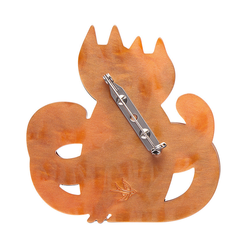 Hide and Seek Cats Brooch