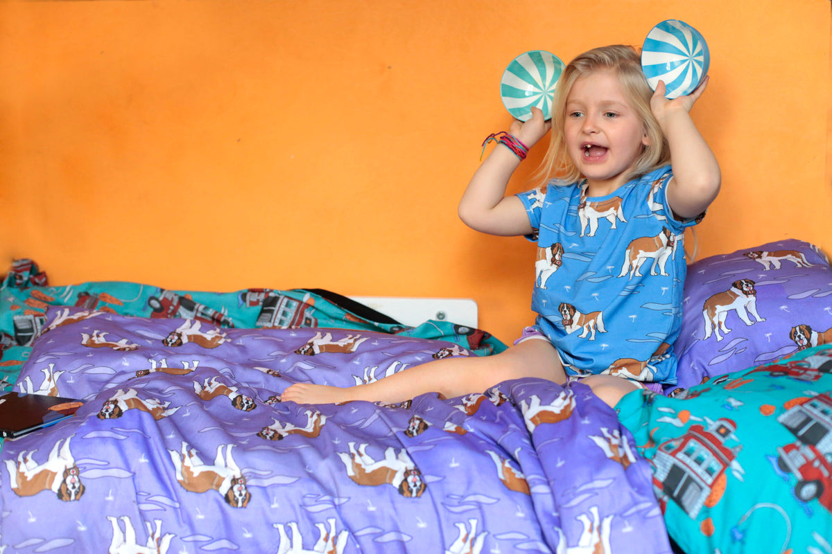 Saint Bernard Single Bed Bedding Set