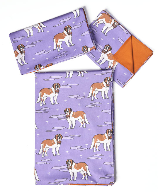 Saint Bernard Single Bed Bedding Set
