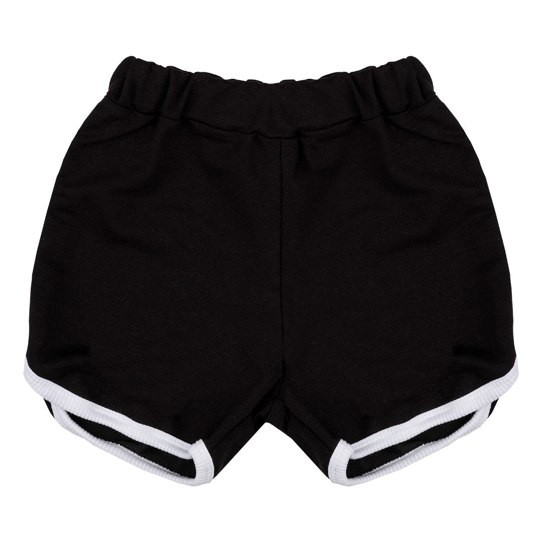 Black Retro Shorts