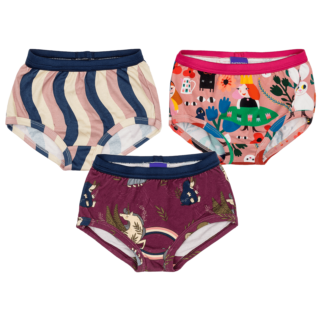 Rabbit Hole, Unicorn Crew, Angel Hair Briefs Set of 3