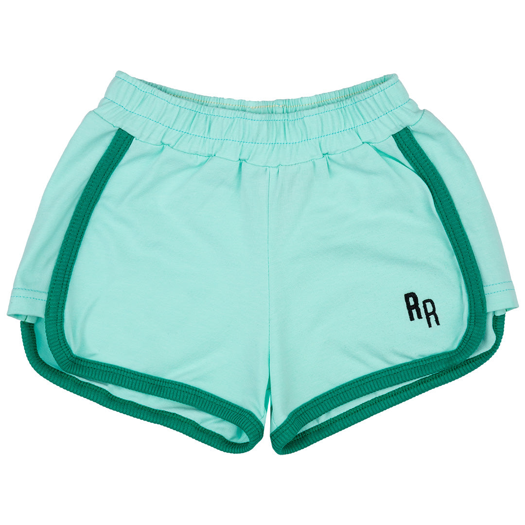 Colour Block Mint Retro Shorts