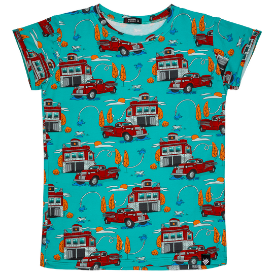 Fire Engine Daddy Short Sleeve T-Shirt