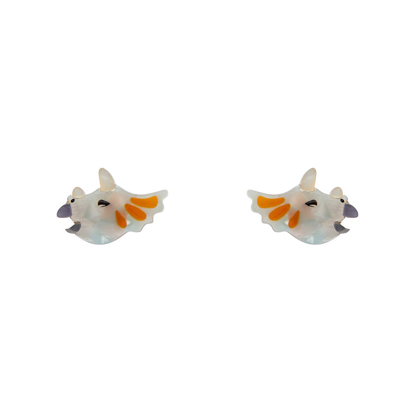 Dinosauria Tricera-Pop Earrings