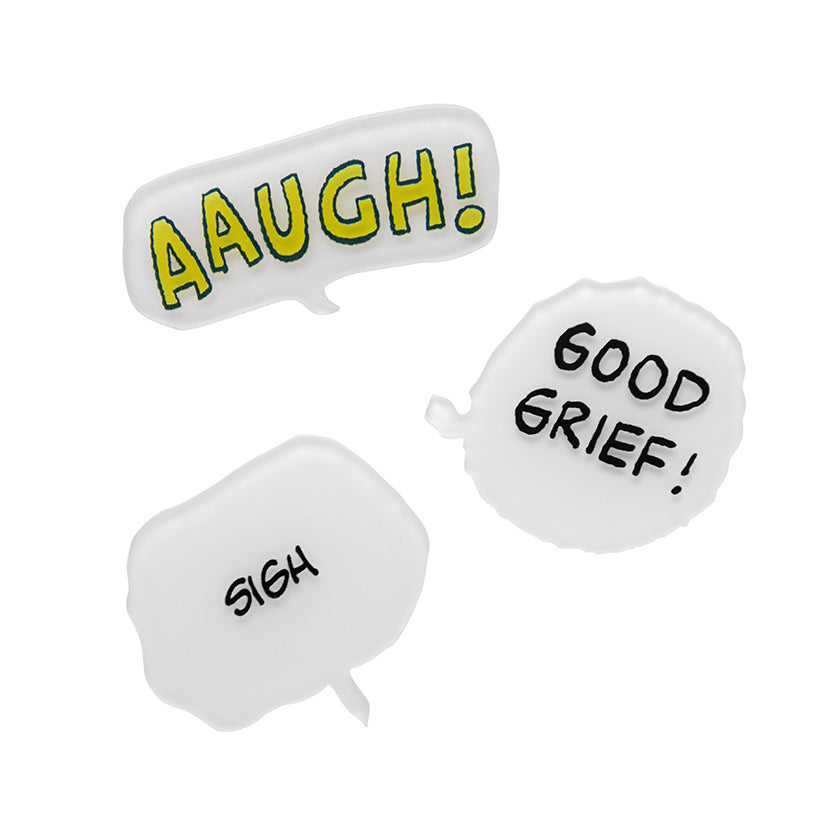 Erstwilder X Peanuts Good Grief! Brooch
