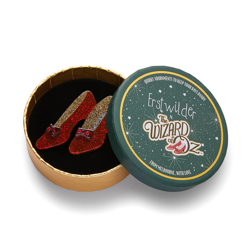 Ruby Slippers Brooch