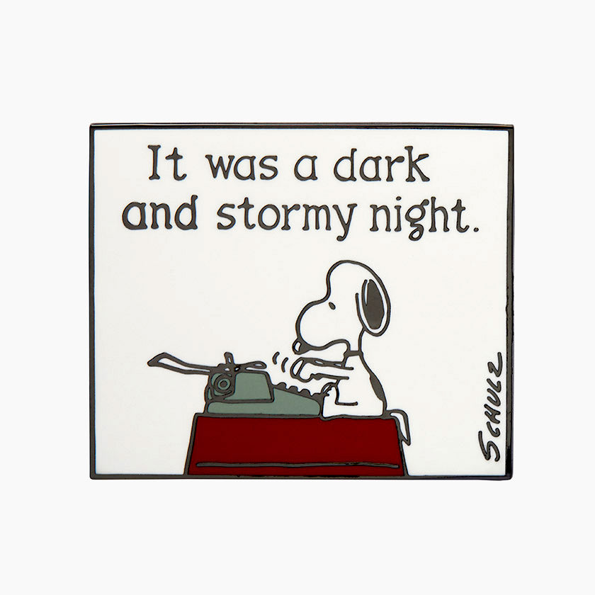 Erstwilder X Peanuts Dark And Stormy Night Enamel Pin