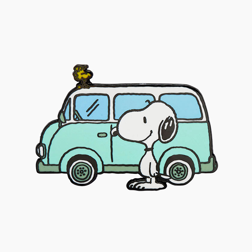 Erstwilder X Peanuts Snoopy On The Road Enamel Pin