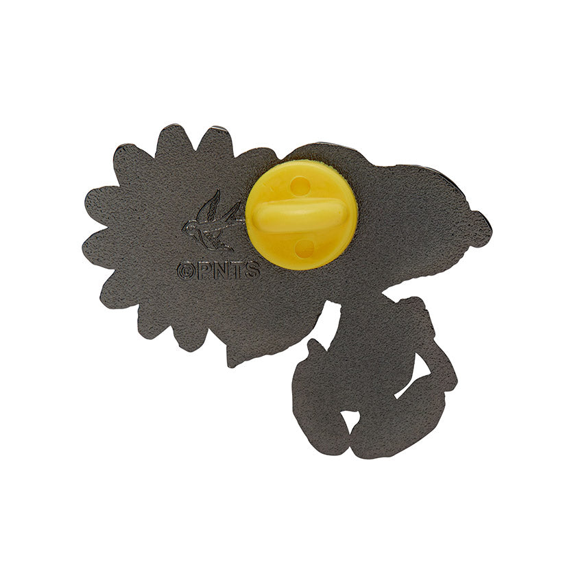 Erstwilder X Peanuts Snoopy&#39;s Sun Flower Enamel Pin