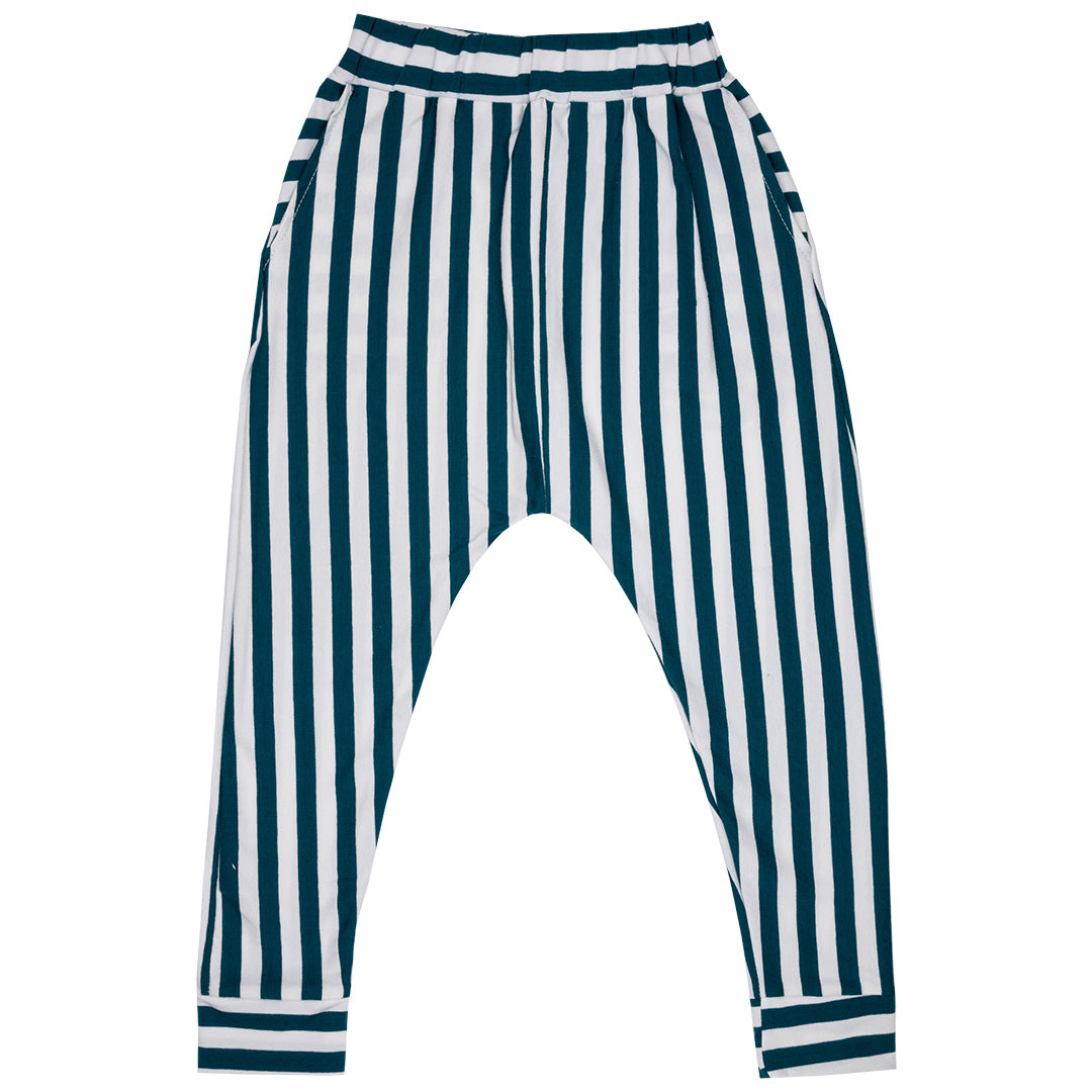 Sweatpants - Emerald Stripes