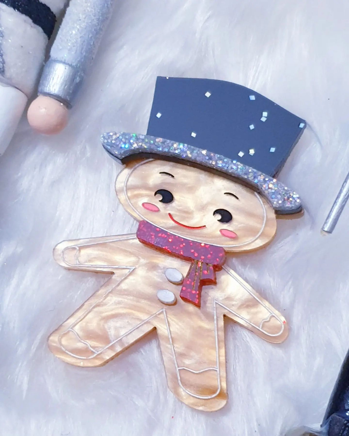 Goldie Gingerbread Brooch