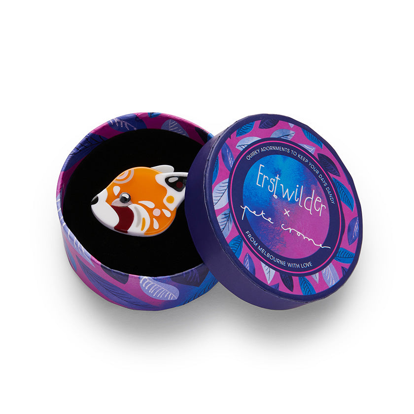 The Rakish Red Panda Ring SIZE M