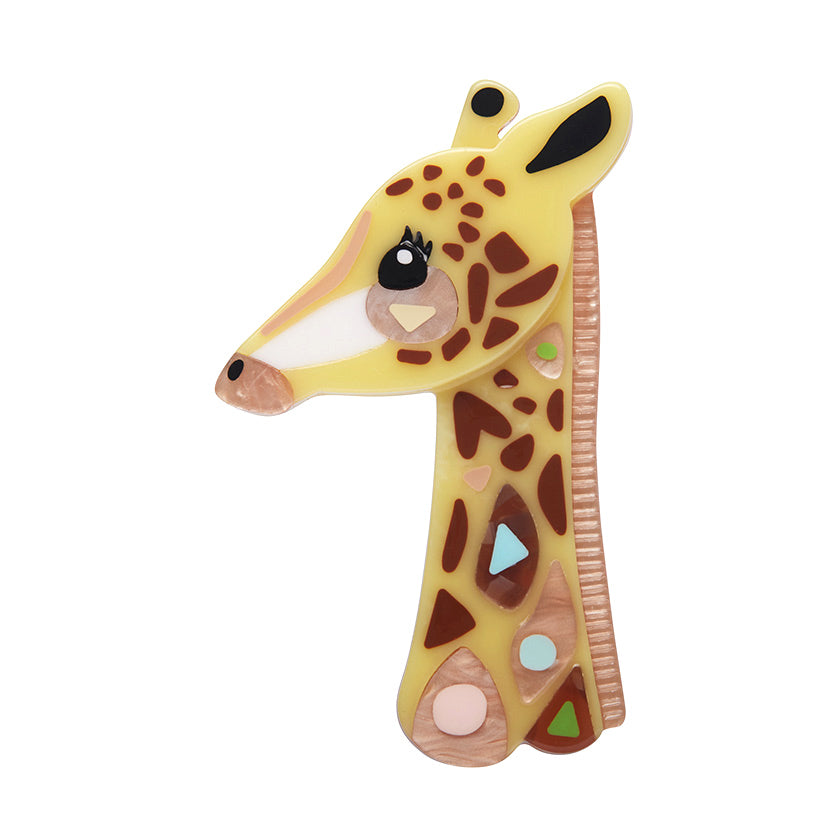 The Genteel Giraffe Brooch