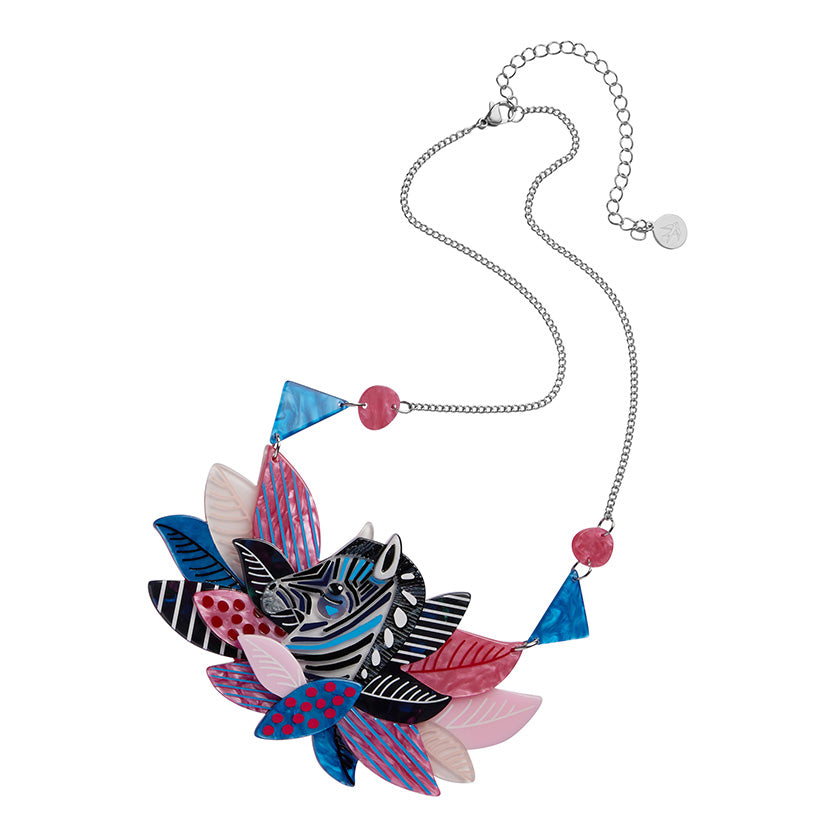 The Zealous Zebra Necklace