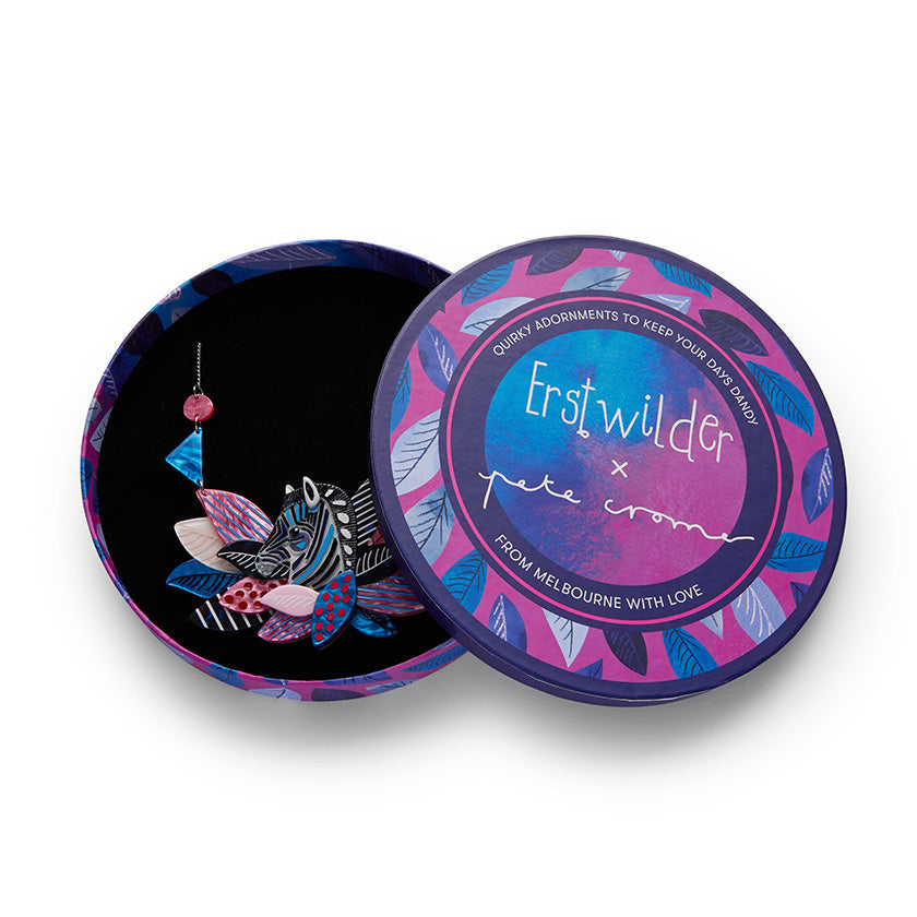 The Zealous Zebra Necklace