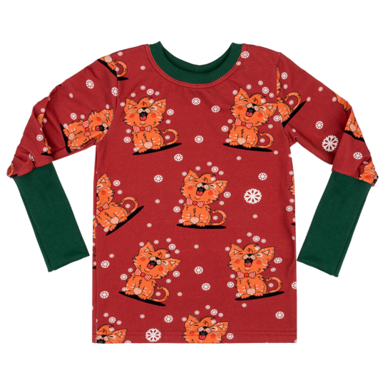 Long Sleeve T-Shirt Meow Meow