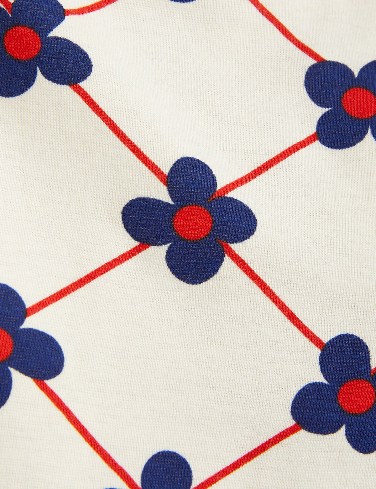 Flower Check Aop Tank offwhite