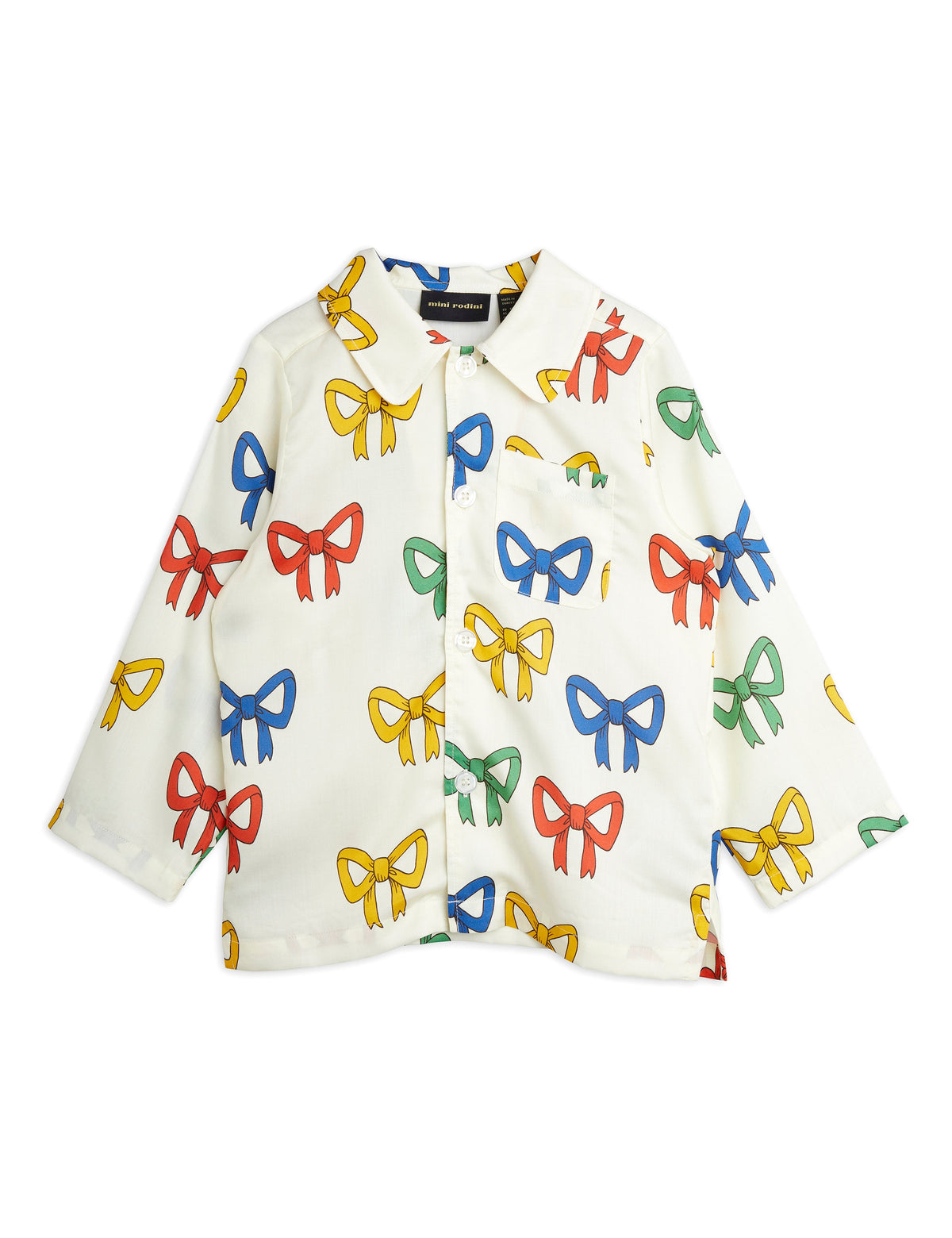 Bow aop Woven Shirt offwhite