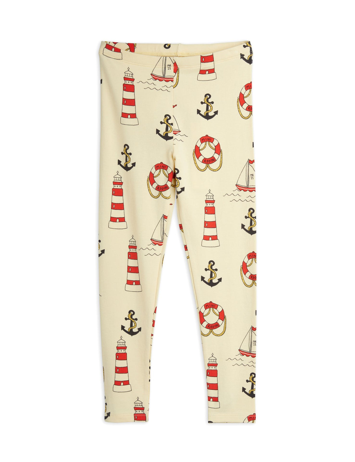 Lighthouse Aop Leggings yellow