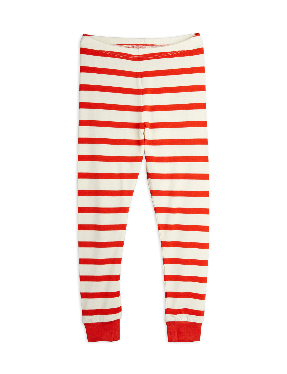 Stripe Leggings red