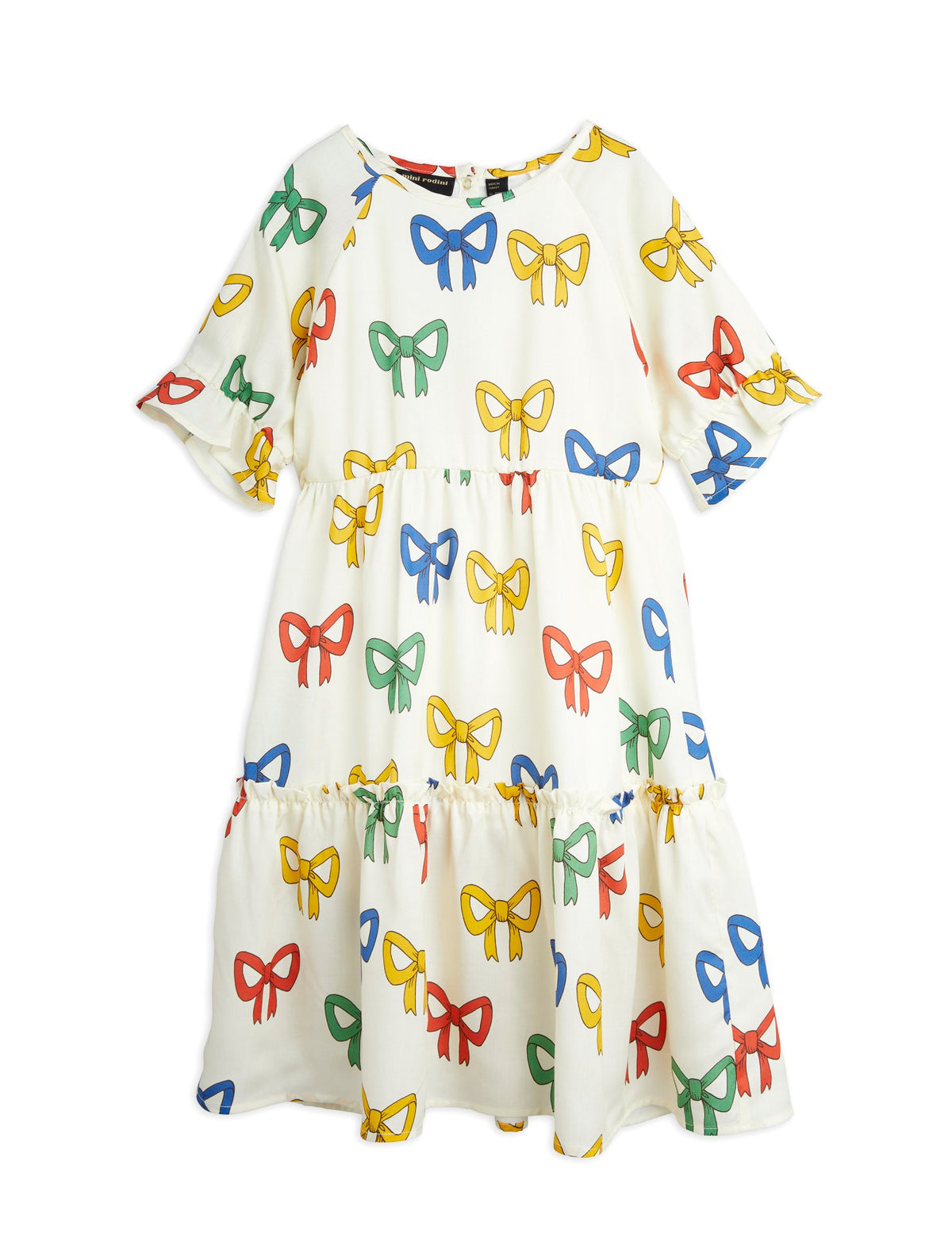 Bow Aop Woven Dress offwhite