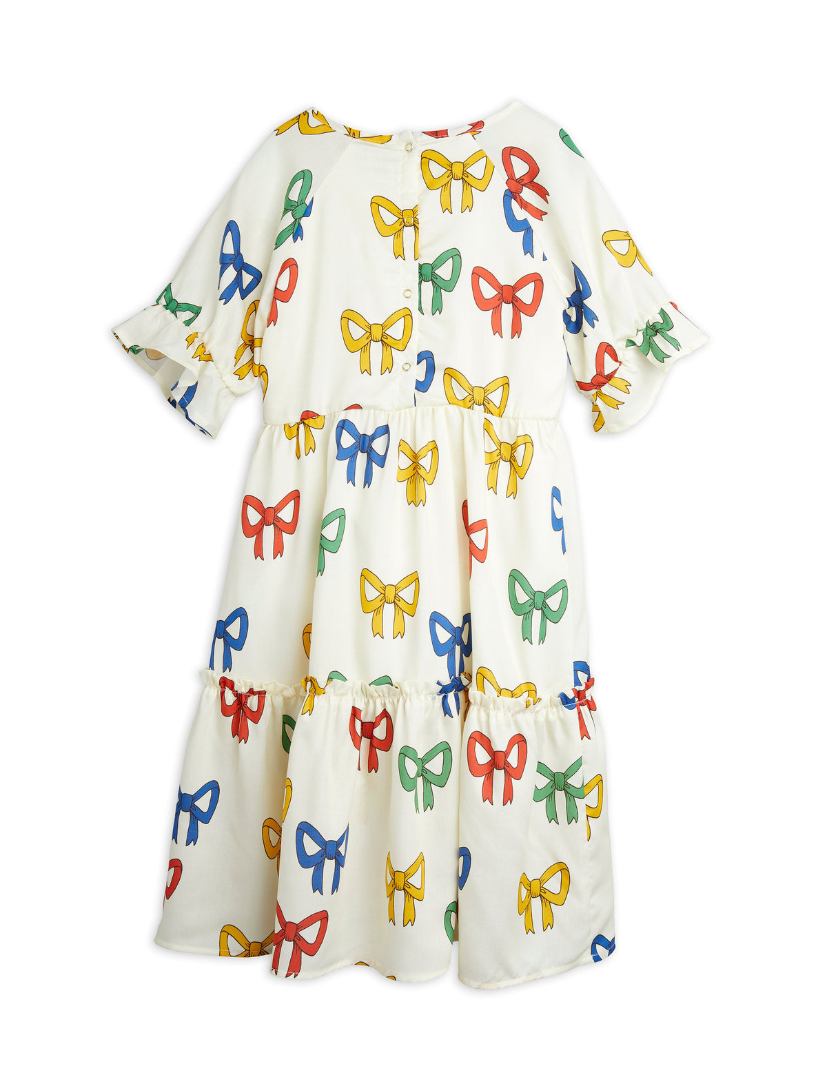 Bow Aop Woven Dress offwhite