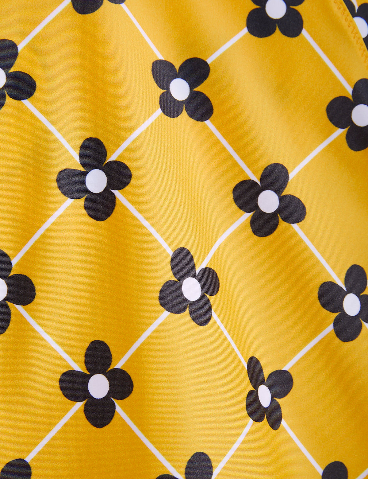 Flower Check Uv Swimpants