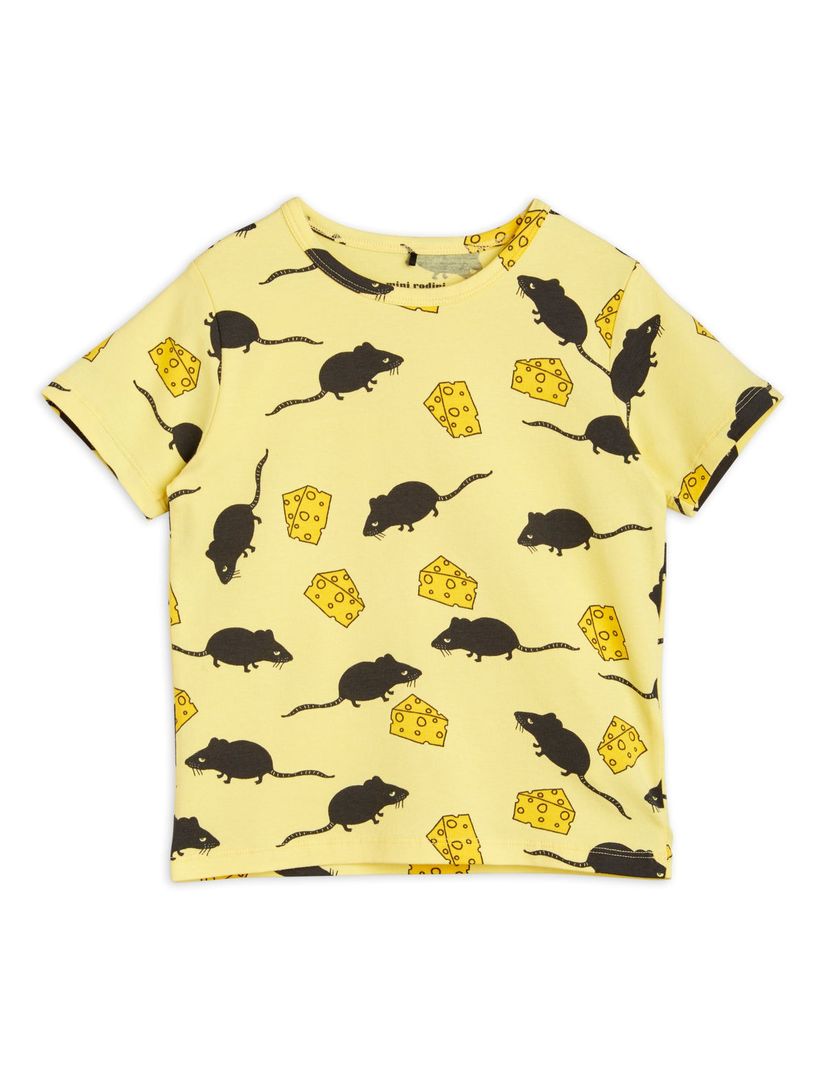 Mouse aop Ss Tee yellow