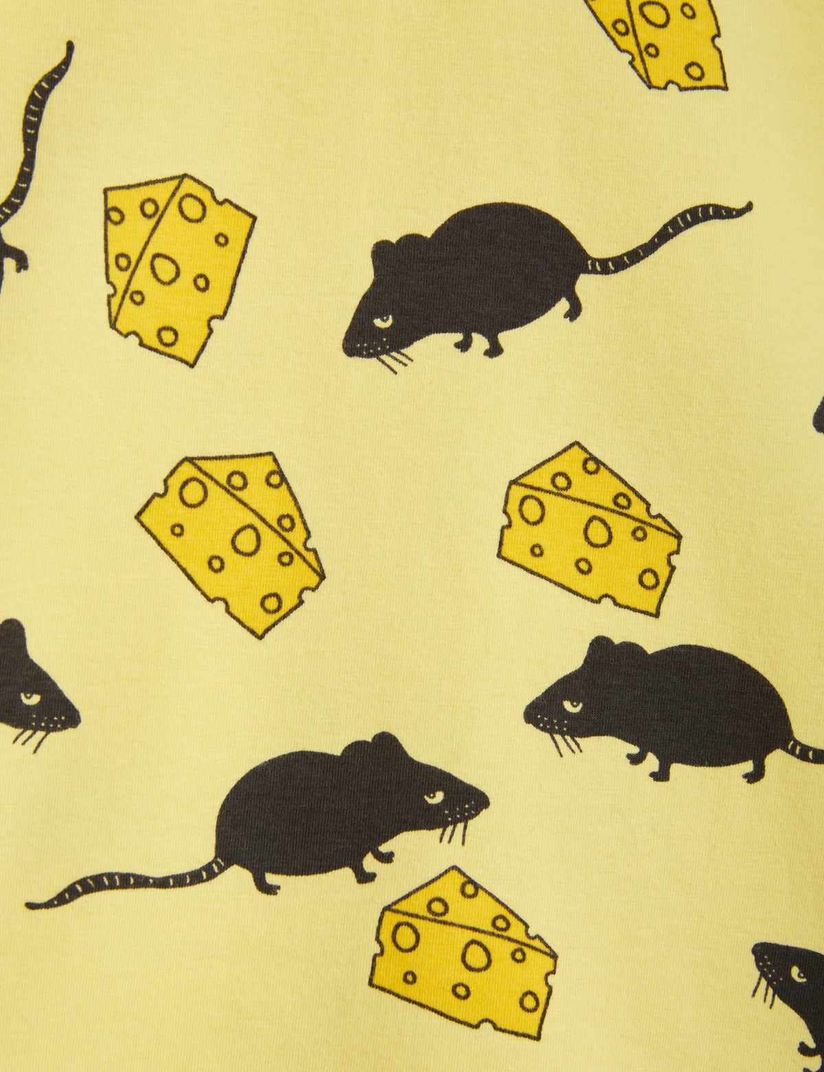 Mouse aop Ss Tee yellow