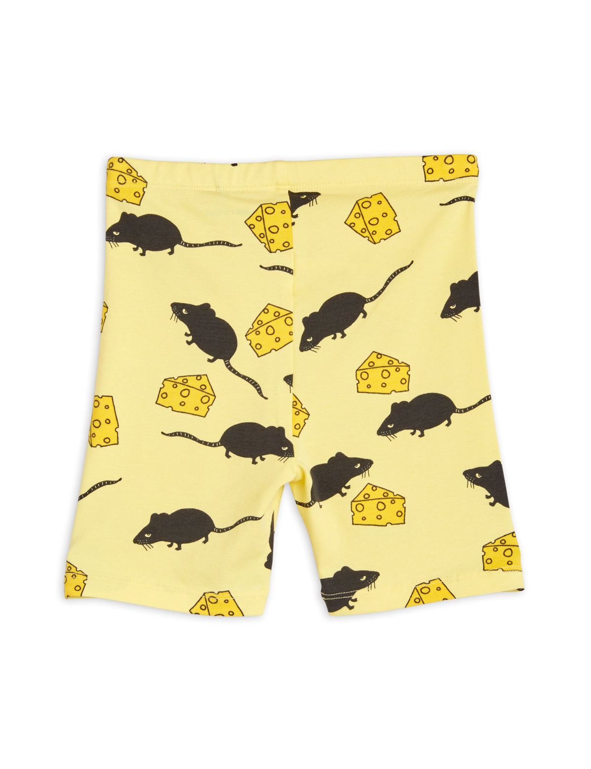 Mouse Aop Biker Shorts yellow