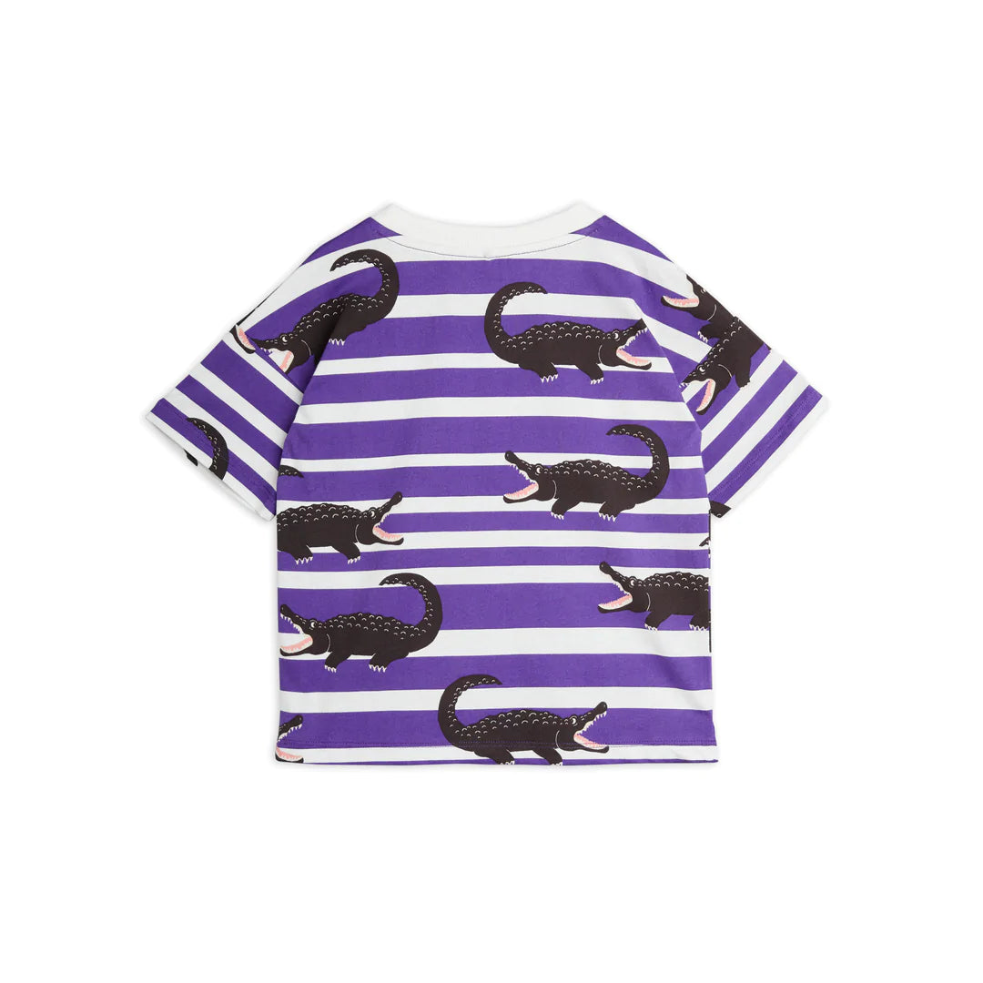 Crocodile AOP ss Tee Purple